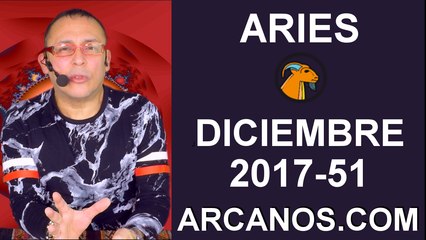 ARIES DICIEMBRE 2017-17 al 23 de Dic 2017-Amor Solteros Parejas Dinero Trabajo-ARCANOS.COM