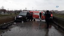 Uzunköprü'de Trafik Kazası: 2 Yaralı