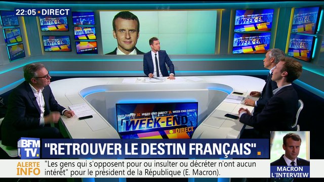 Emmanuel Macron face à Delahousse: une interview présidentielle dans un format inédit (1/3)