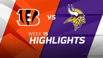 Bengals vs. Vikings highlights | Week 15
