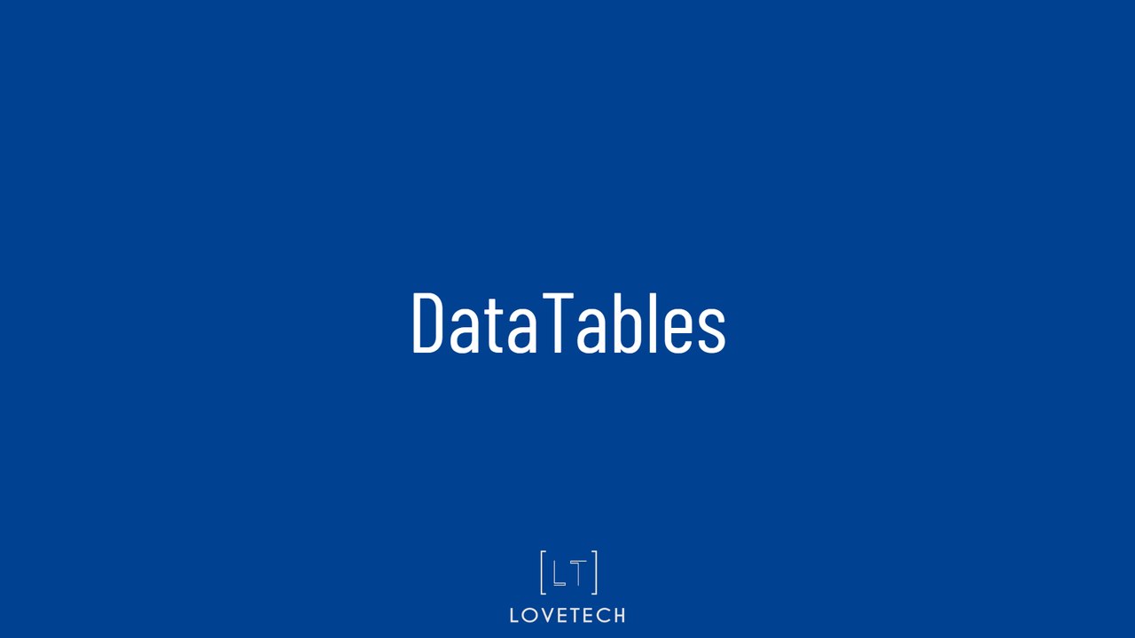 DataTables jQuery Plugin | Walkthrough & Tutorial