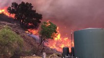California Firefighters Battle Expanding Thomas Fire
