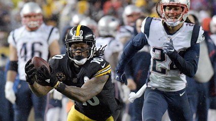 Bryant freezes Gilmore, gets open for 10-yard catch