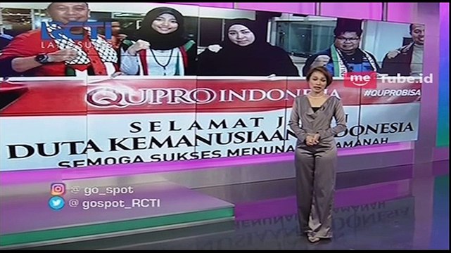 Melly Goeslaw Bawa Bantuan untuk Warga Palestina