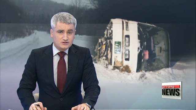 Dozens of Korean tourists injured in bus crash in Hokkaido, Japan