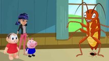 BARATA GIGANTE APARECE E GEORGE PIG MIRACULOUS LADYBUG E MONICA TENTA MATAR-7W64RVFoLvU