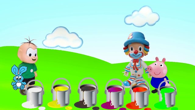 Cebolinha George Pig e Patati pintam Sansão da Monica de várias cores toykids em portugues-8JOPpxyV9no
