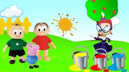 MISS MOON PINTA MONICA CEBOLINHA GEORGE PIG COM CORES PRIMAS!-lYAXSHZunN8