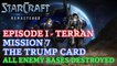 Starcraft: Remastered - Episode I - Terran - Mission 7: The Trump Card (All Destroyed) [4K 60fps]