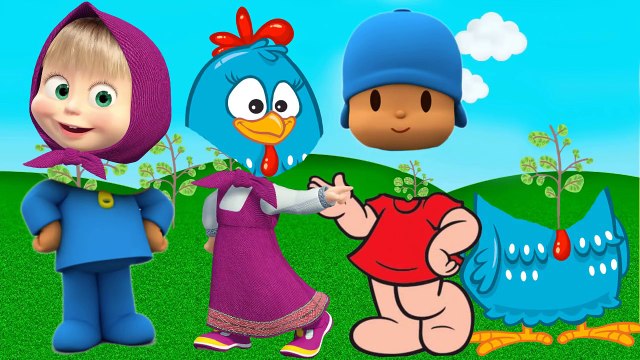 Cabeças Trocadas Pocoyo Masha Monica Galinha Pintadinha Em Português Wrong Heads-IDlhgR7Yr4s
