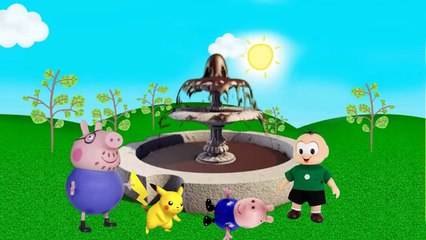 George Pig Cebolinha Pikachu e papai Pig se afogam em chocolate Jose bocão ajuda-s5GH_XzW6WI