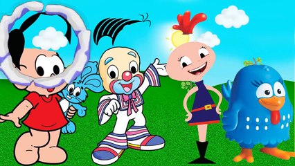 troca de cabelos Monica Show da Luna Patati e Galinha Pintadinha wrong heads-EI_UDWGMkSc