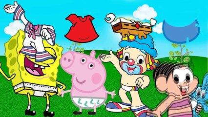 Troca de roupas Chaves - Galinha Pintadinha - Patrick - Show da Luna - Monica - Patati - Patrick-HKpvKIL4wY4