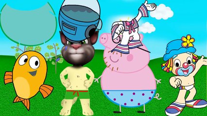 Troca de roupas Papai Pig - Peixonalta - Talking Tom - Patati wrong heads-XYR73OHe918