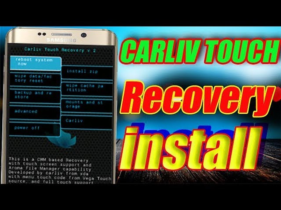 [CTR] Carliv Touch Recovery __ How to install recovery mode on android __ open boot menu _ us Mobile