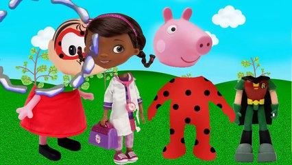 Wrong Hairs Peppa Pig - Doutora Brinquedo - teen titans robin - Monica ladybug-0JluH9Gy3ew