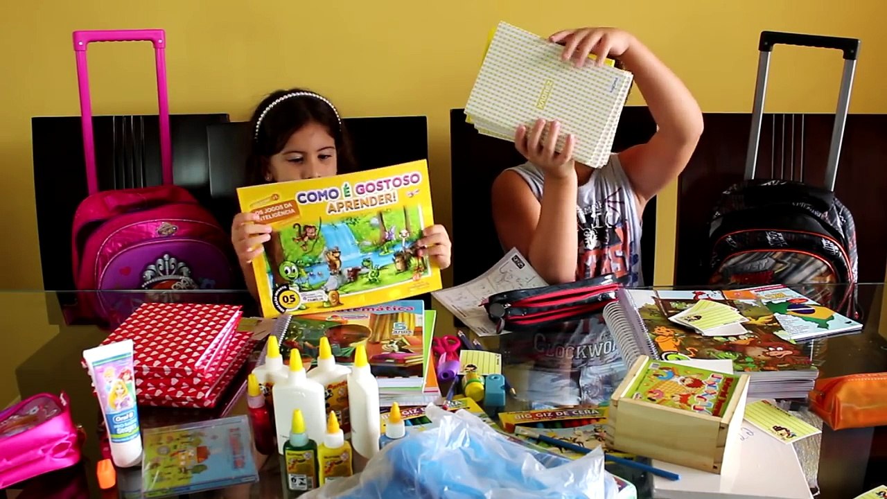 Organizando o nosso material escolar 2017