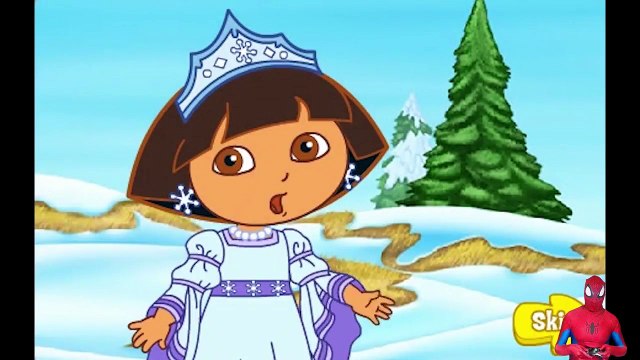 Dora the Explorer Snow Princess, Bubble Guppies, Umizoomi full episode video game by Spiderman