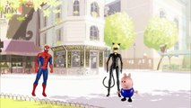 George Pig transforma em Cat Noir com miraculous de Adrien homem aranha akumatizado totoykids-bWCKLjOQV7k
