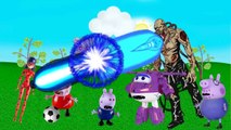 Peppa Pig dois episódios Miraculous Ladybug zumbi  e charizard robo george pig totoykids-TC3wbXvUm6M