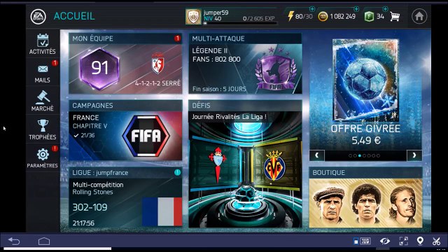 Fifa 18 Mobile (fr) Nouveau DEFI pour DEVENIR RICHE très riche!!!!!!