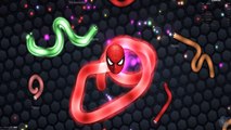 Slither.io Spiderman Homem Aranha vs Cat Noir Miraculous Ladybug jogo cobrinha TOTOYKIDS-97ZBiCK9wzs