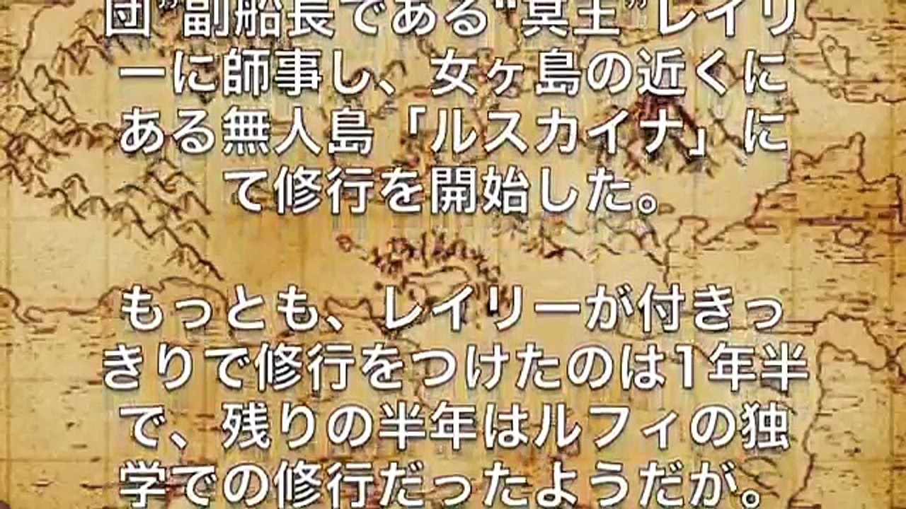ワンピース レイリーがルフィに教えた覇気の基礎とは 考察 Javb38lgxbq Video Dailymotion