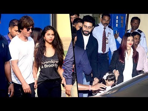 Shah Rukh Khan, Aishwarya Rai & Hrithik Roshan Attend Their Kids' Annual Day