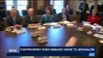 i24NEWS DESK | Controversy over Embassy move to Jerusalem | Monday, December 18th 2017