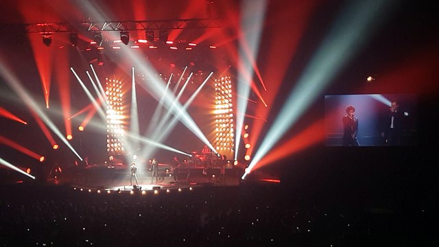Un musicien phare de Johnny en surprise à Forest National en plein concert de Michael Grégorio
