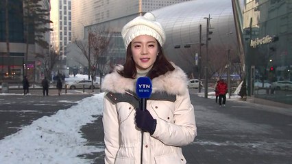 [날씨] 수도권 눈 그치고 찬 바람...영서 1~5cm 눈 / YTN