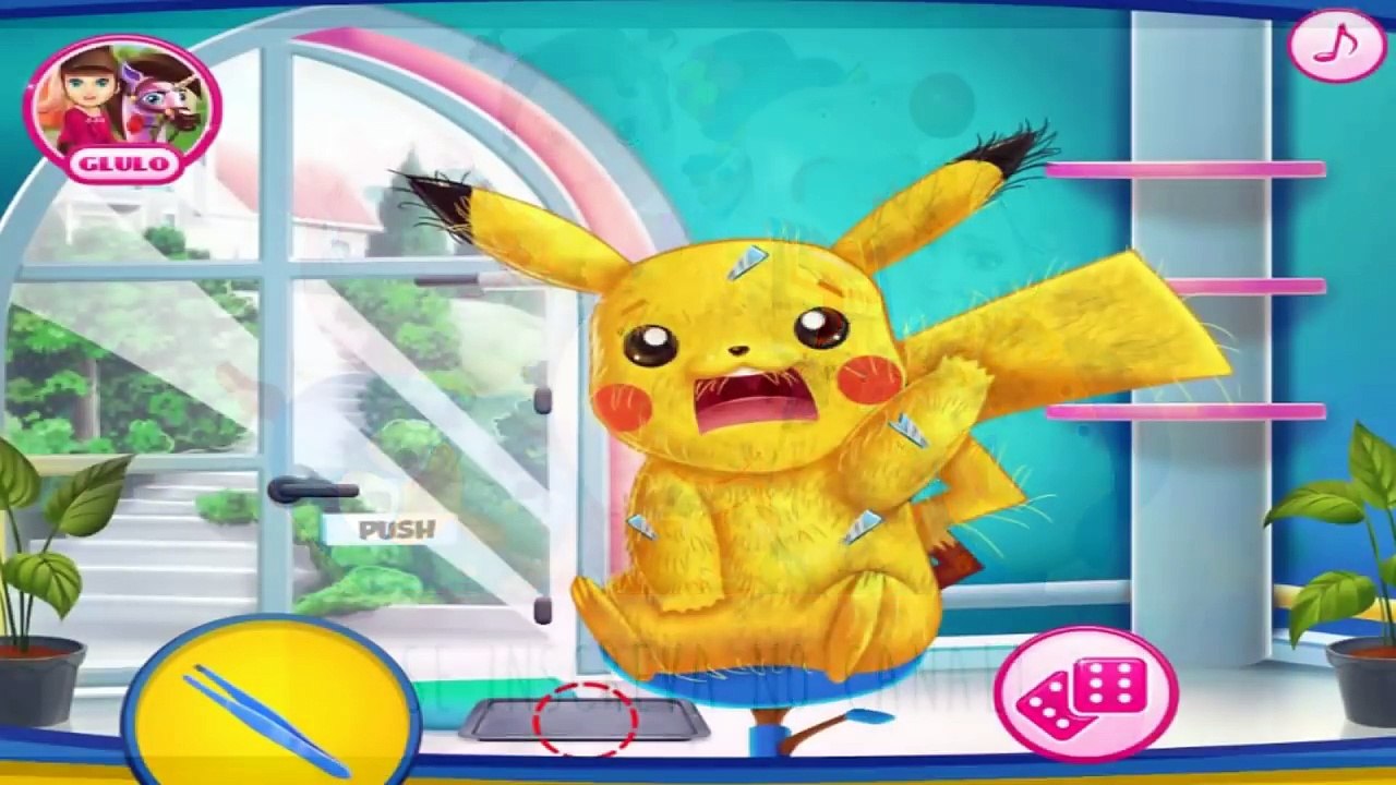 Pikachu machucado vai ao hospital centro pokemon totoykids jogo game juego-x4OXwBCS2e8