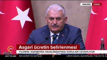 Başbakan Yıldırım'dan kritik asgari ücret açıklaması