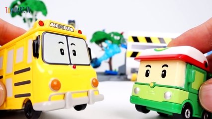 A Scary Yeti Appeared~! Go Go Robocar Poli Protect Brooms Town - ToyMart TV-Ufg6exBXPgU