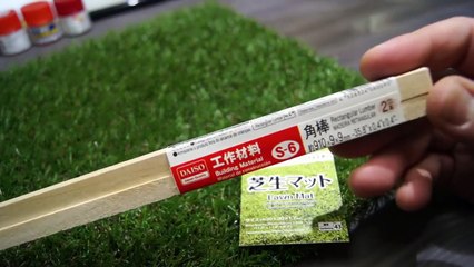 【リアルマインクラフト】松明（たいまつ）付き草ブロックの作り方【real life minecraft block】-FQbEVQ6otDA