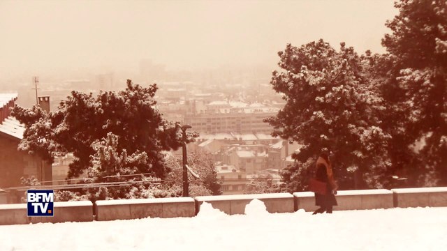 Chute de neige à Lyon: l’agglomération paralysée
