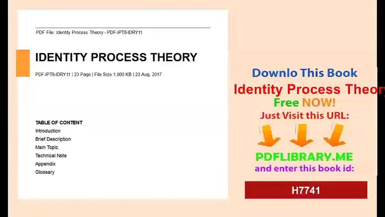 Identity Process Theory