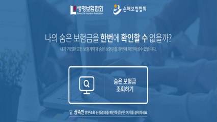 '숨은 보험금' 통합조회시스템 서비스 개시 / YTN