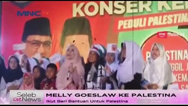 Melly Goeslaw Pergi ke Palestina Beri Bantuan Langsung