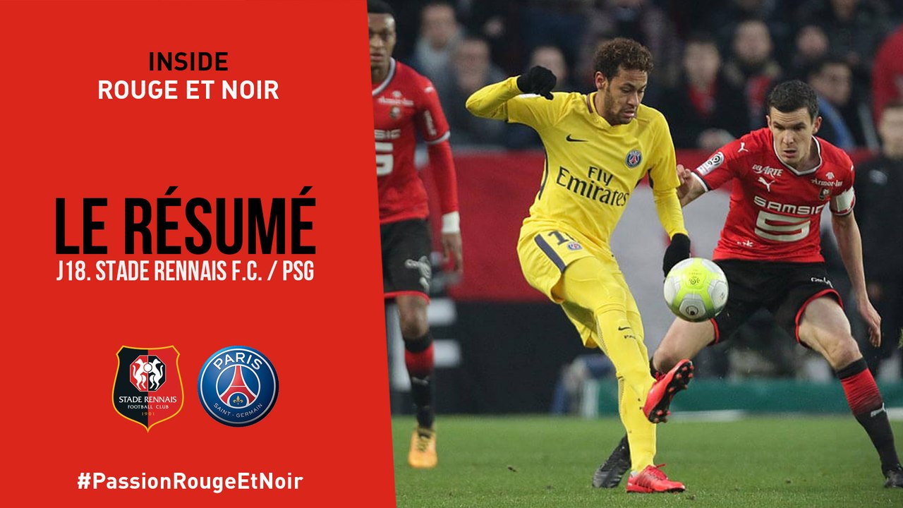 J18. Stade Rennais F.C. / PSG: Le Résumé