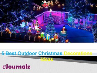 Best Outdoor Christmas Decorations Ideas