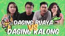 Daging Kalong VS Daging Buaya