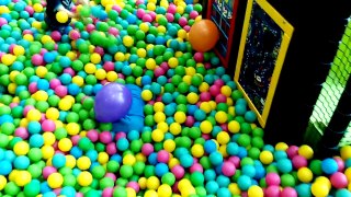 Indoor playground fun for kids. Video compilation from KIDS TOYS CHANNEL