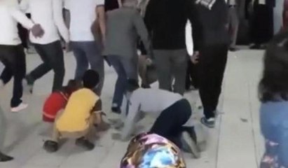 Halayda para kapma kazası