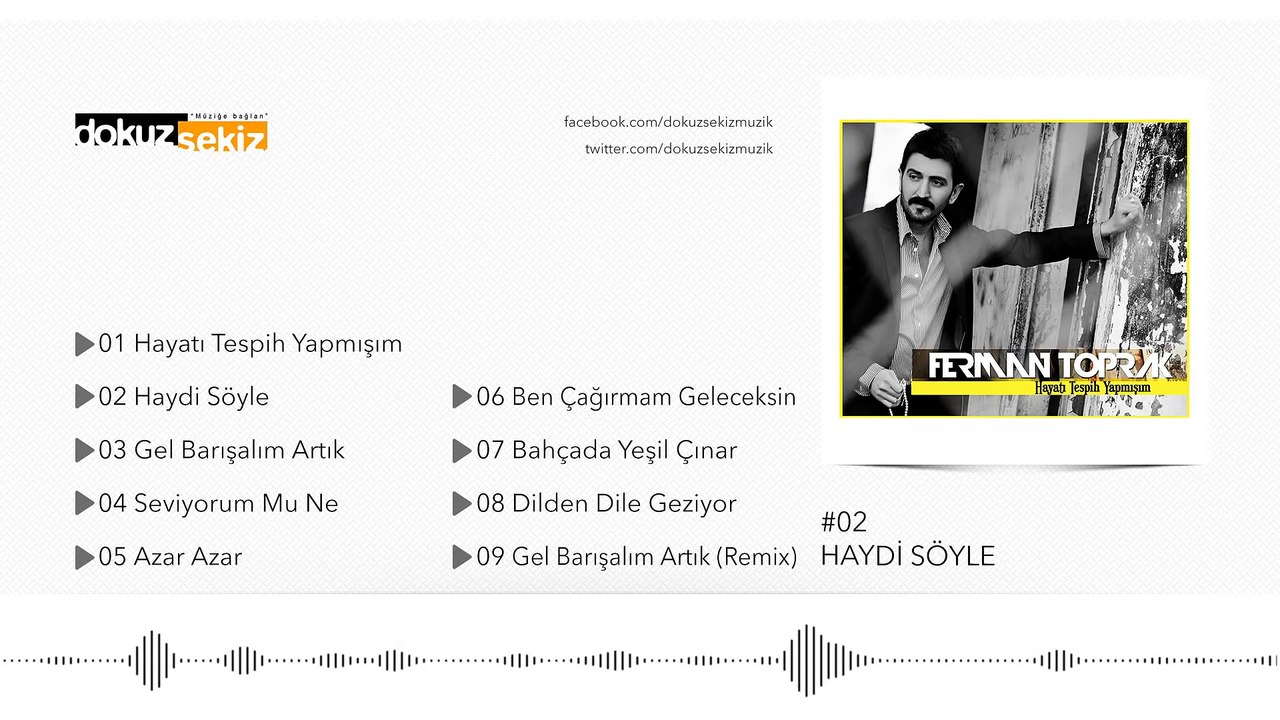Ferman Toprak - Haydi Söyle (Official Audio)