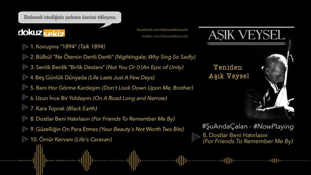 Aşık Veysel - Dostlar Beni Hatırlasın (Borga Parlar Mix) (Official Audio)