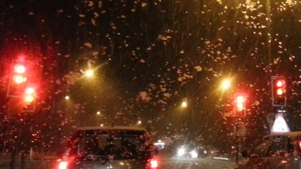 First snow fall in Derby UK | winter 2017 snow is back WOW