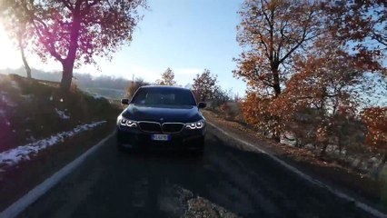 The new BMW 6 Series Gran Turismo Car to car drone video