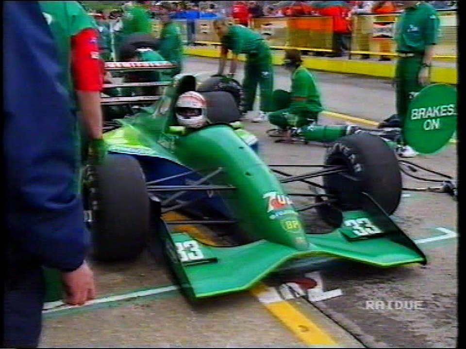 Gran Premio di San Marino 1991:Ritiri di De Cesaris e Modena, sorpasso di Hakkinen a Van de Poele e discussioni tecniche