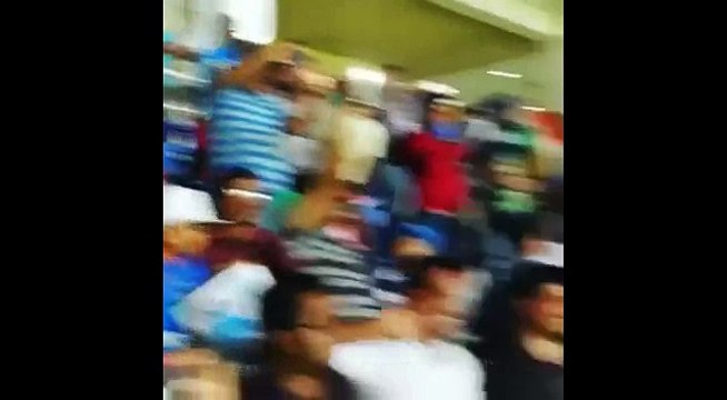 Shikhar Dhawan celebrating his century in 3rd ODI| India vs Sri Lanka 3rd ODI 2017